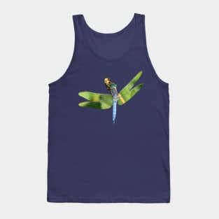 Blue Dragonfly Tank Top